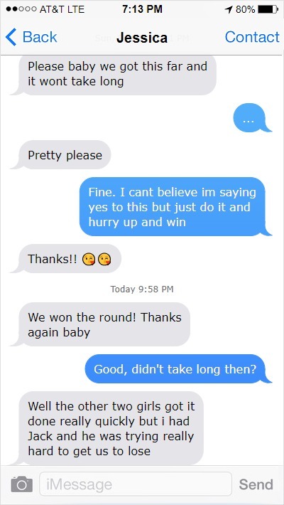 yourgirlfriendcheats:  She had to win. Part 2