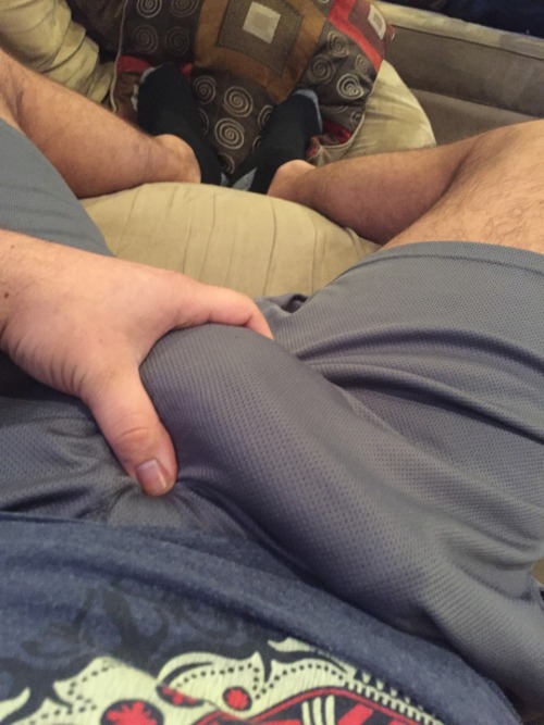 Bulge play after freeballing at the gym