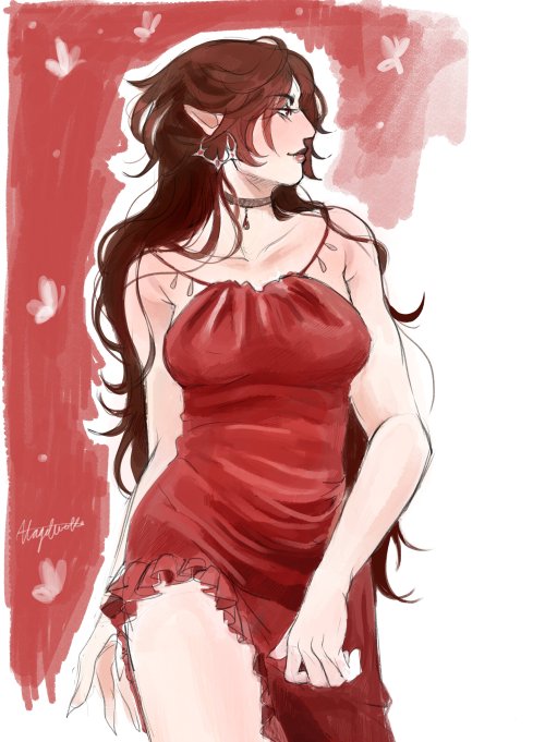 San Niang.... In That One Dress That Was Floating Around On Twitterdotcom