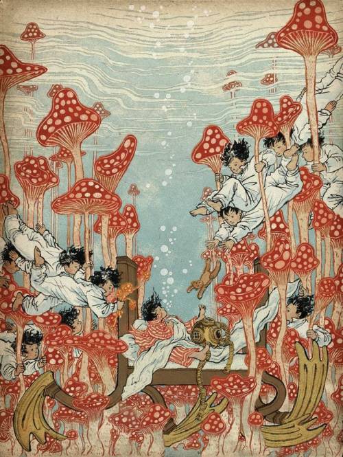 womansart:Yuko Shimizu Little Nemo Dream Another DreamA high quality print is available through her 