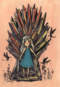 fyeahgameofthronesart:Daenerys by Dianna