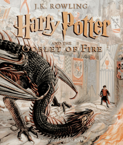 rowlinginthedepp: Harry Potter and the Goblet of Fire: Illustrated Edition cover revealed! To be rel