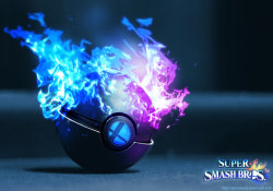 thecyberwolf:  Super Smash Bros Pokeball