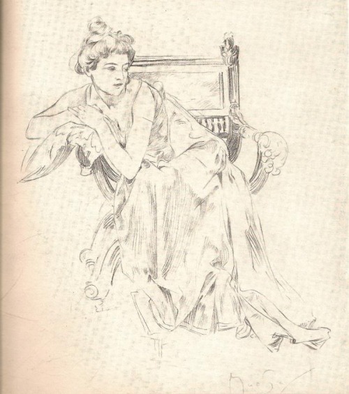 muchofmucha:  Various sketches - Alphonse Mucha  ❤
