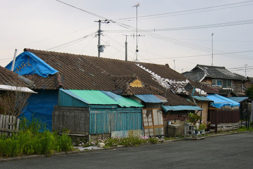 take-all-a: 三池炭鉱の住宅（福岡県大牟田市）