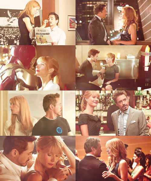 sebastijanstan: Top Favorite Movie OTPs - Tony / Pepper (Iron man) “I don’t have anyone 