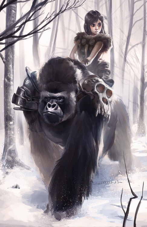 awesomedigitalart:  kong ride by lehuss