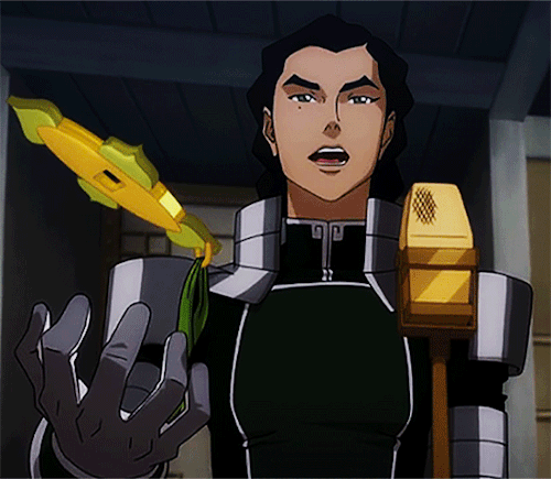 blue-eyed-korra:lasimms:That’s all I was thinking this entire sceneShe has disrespected Kyoshi