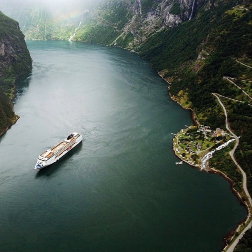 Norwegian Fjord. #norway #norwegian #fjord #fjords #cruise