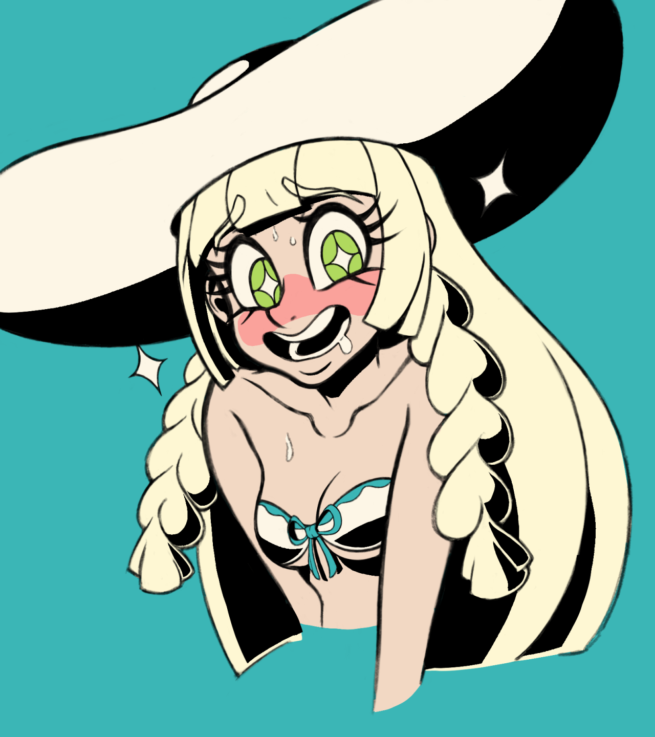 scottpleb: Lillie is cute, right? This is H4 from the ahegao meme, and she’s clearly