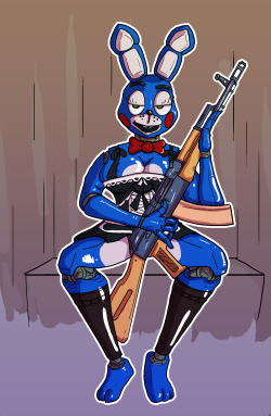 Toy Bonnie Gun Maid Commissioned By Another 5N@F Regular