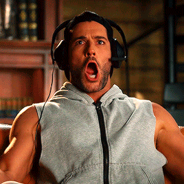 penelope97: Tom Ellis as Lucifer Morningstar in episode 8 of season 4 “Super Bad Boyfriend&rdq