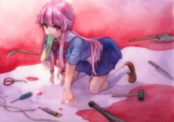 hellyeah-mirainikki:  Art by ne-on