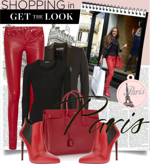 Shopping in Paris by sandrascloset featuring Yves Saint Laurent ❤ liked on PolyvoreJames Perse topne