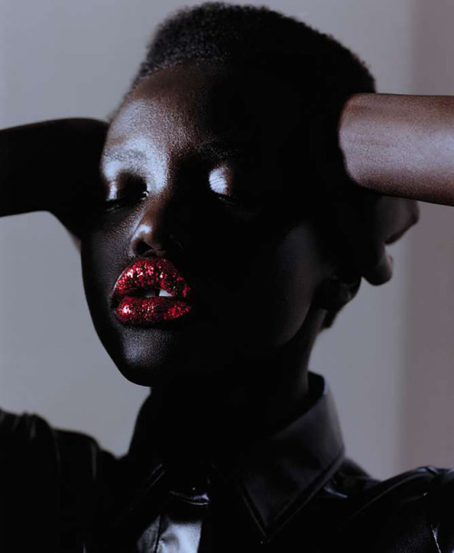 adut akech by harley weirstyled by suzanne kollermakeup by lauren parsons