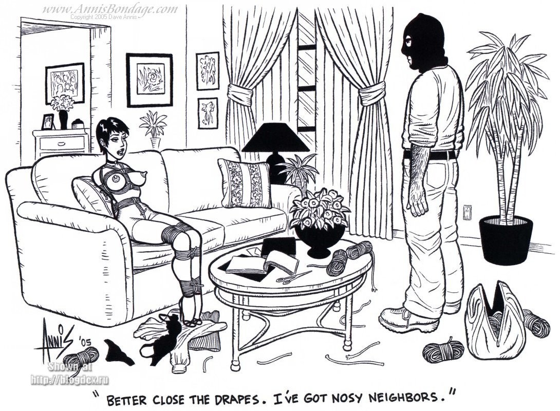 bobspornblog:  Love Dave Annis’ cartoons to much fun and bondage 