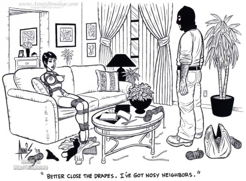 bobspornblog:  Love Dave Annis’ cartoons to much fun and bondage 
