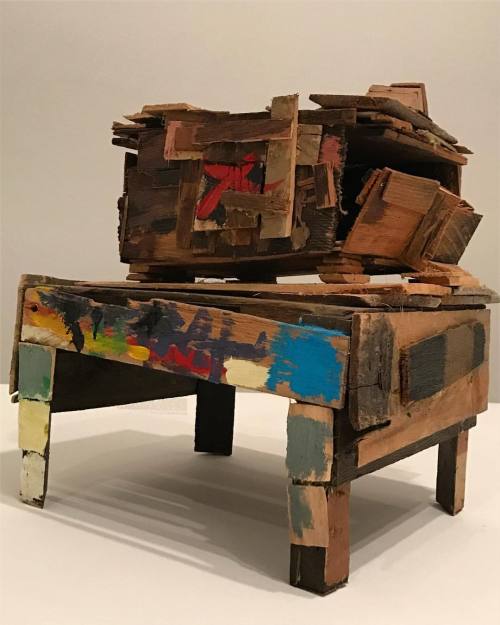 &ldquo;Old Colored School,&rdquo; 2010, by #BeverlyBuchanan, wood and paint, from the artist