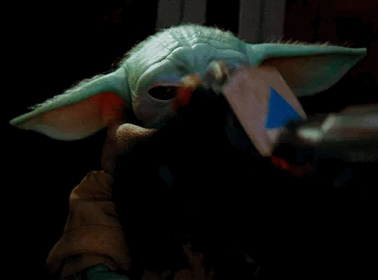 Baby Yoda Happy Birthday Animated Gif