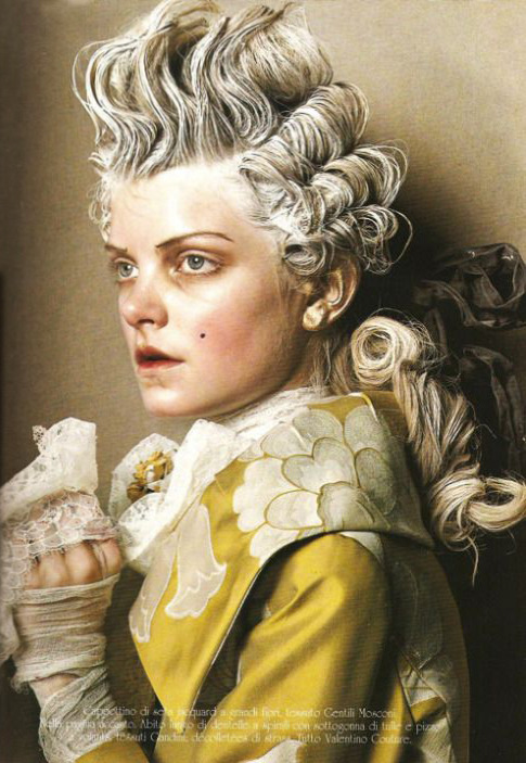 Couture Magic by Steven Meisel for Vogue Italia, March 2005