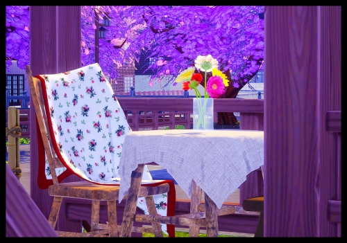 harinezumi-sims:Decorated this cutteee house by @teekalu because I’m in the mood for anything 