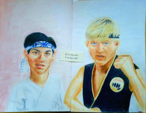 Daniel Larusso And Johnny Lawrence Of Karate Kid.