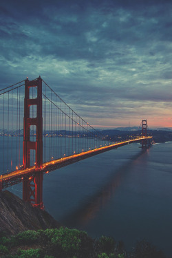 Golden gate sunset (Silvio Rugolo)