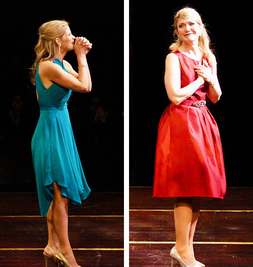 francescajohnson: An emotional Kelli O’Hara and Victoria Clark take their bows at The Light in the P