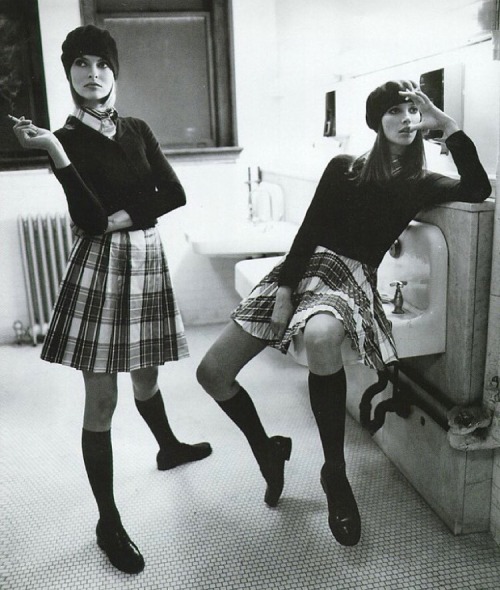 Linda Evangelista & Christy Turlington @ Princeton University.