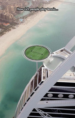 srsfunny:  Floating Tennis Courthttp://srsfunny.tumblr.com/ 