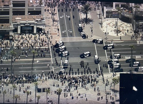 suprchnk: huntington beach, covid-19 protest huntington beach, black lives matter protest 