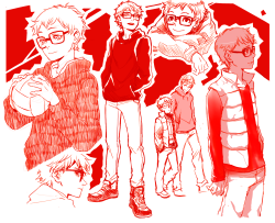 rocketyoungster:little Tsukki and more Tsukkis for his bday! 