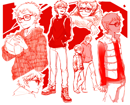 rocketyoungster: little Tsukki and more Tsukkis for his bday!