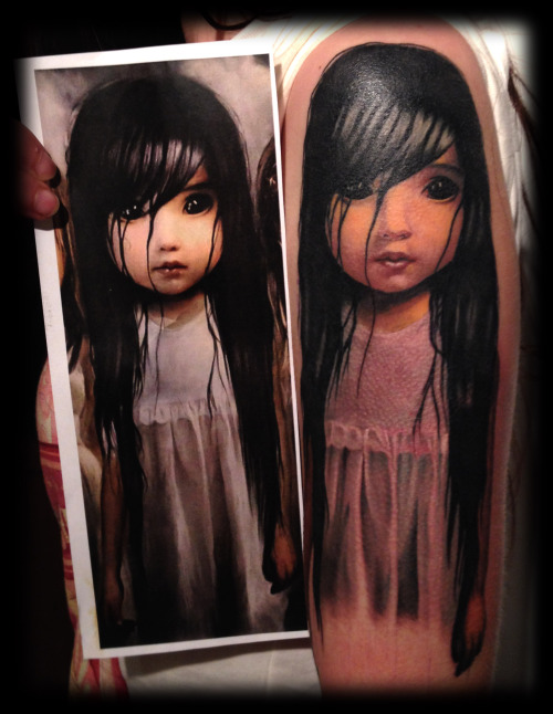 fuckyeahtattoos:  This beautiful tattoo based on the painting “Sirens” by Richard J Oliver Tattoo by József Török Raw Ink Studio, Wrexham, UK
