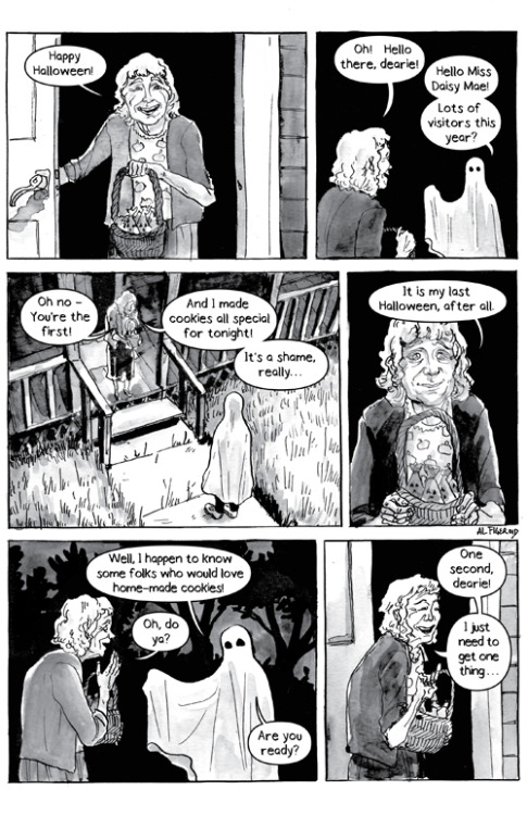 fledglingdoodles: The Spirit of Halloween - My comic for Lazerzine Vol. 6 Under Disguise (full zine 