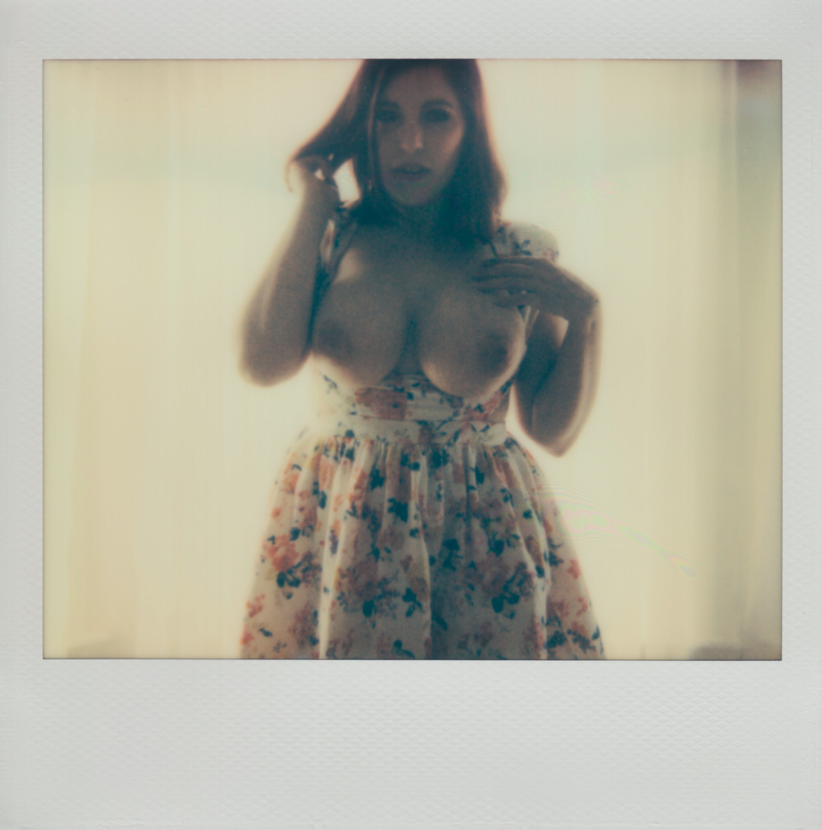 finchdown:  Eight original instant film shots of Selina Kyl are up for salehttp://finchlinden.com/impossible