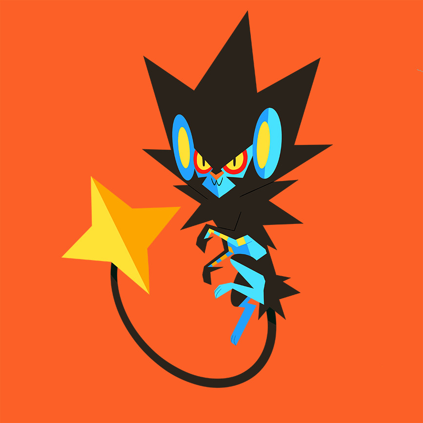julesdrawz:  I’m trying out Procreate on ipad for the first time. Here’s a Luxray