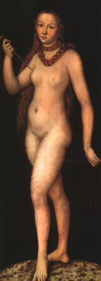 centuriespast:    CRANACH, Lucas the ElderLucretiac. 1524Lime panelAlte Pinakothek, Munich   