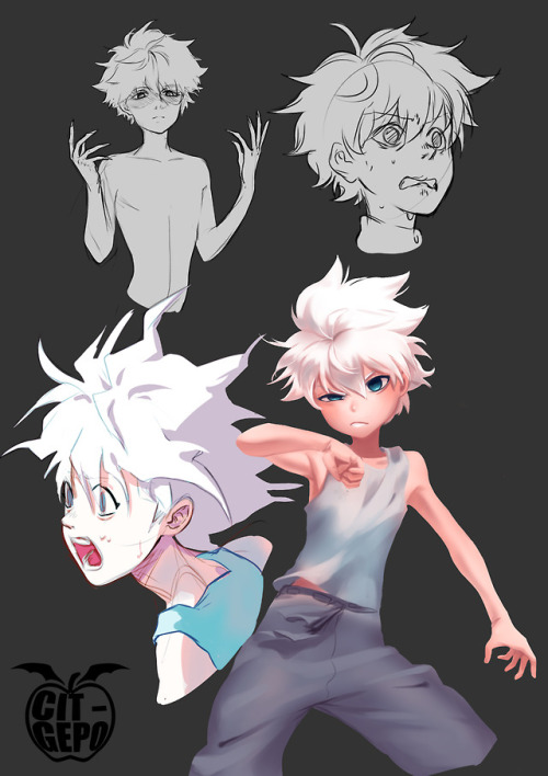 citgepo: hunter x hunter drawings that I made this year prt1