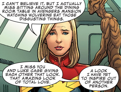 teerack:  We are groot.  D'awwww ;_;I love Carol, and this was just awesome. I like that her message is for Jessica Jones, who’s another of my favourites