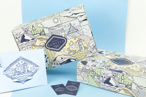 Treize grammes studio designed the packaging for an e-commerce samples of French handmade products. 
