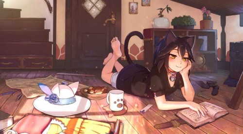 waifucafe: Cat girls, anyone?