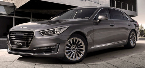 carsthatnevermadeitetc:Genesis G90/EQ900, 2016. Hyundai have revealed their new flagship model which