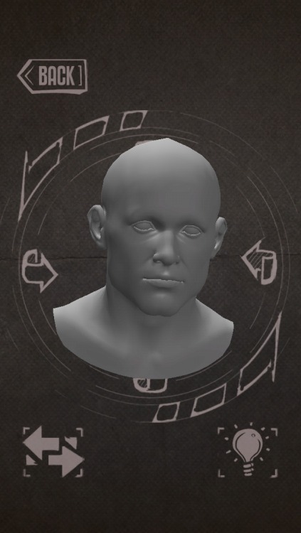 banasmagiccastle: coelasquid: Oh shit, the Handy app added a head model for angle and lighting refer