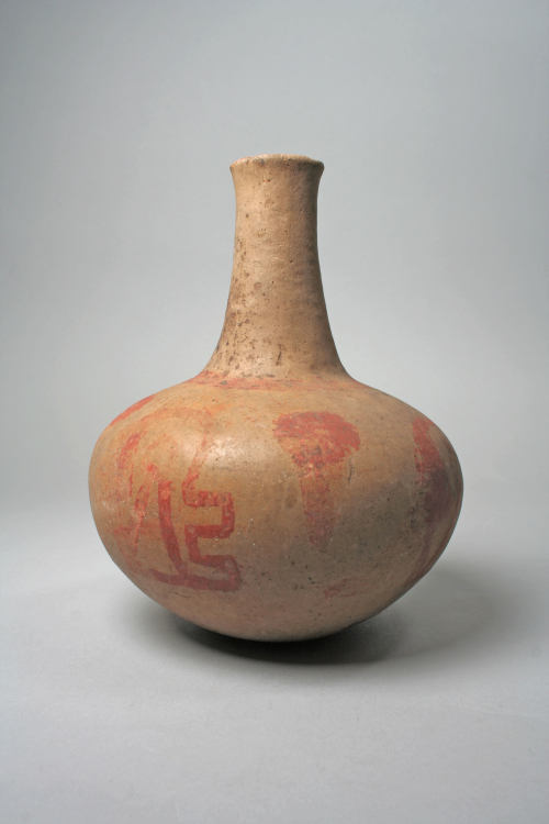 Bottle, of the Mississippian culture of the Pre-Columbian U.S.  Artist unknown; 11th to 14th century