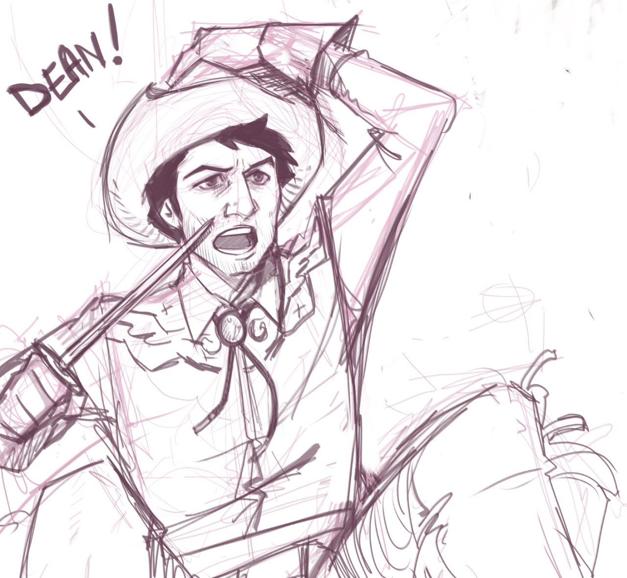 Another quick cowboy cas doodle for the night porn pictures