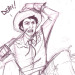Porn photo Another quick cowboy cas doodle for the night