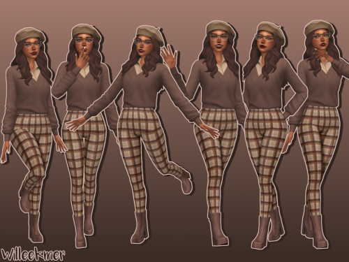  Modeling Pose Pack #7 (ART LOVER trait)Use my cc? TAG ME! I would love to see your creations <