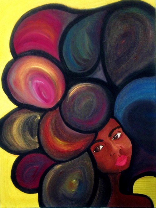 ashjanae:  Portrait 18 x 24 inchesApril 2013 