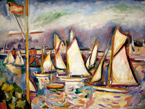 The Regatta at Antwerp   -    Othon Friesz  1906French 1879-1949Oil on canvasPrivate collection